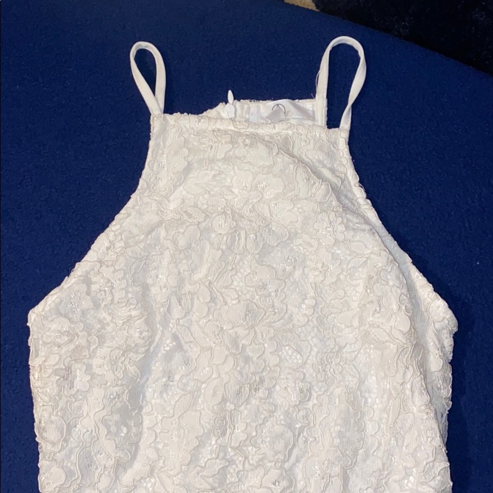 White short dress
